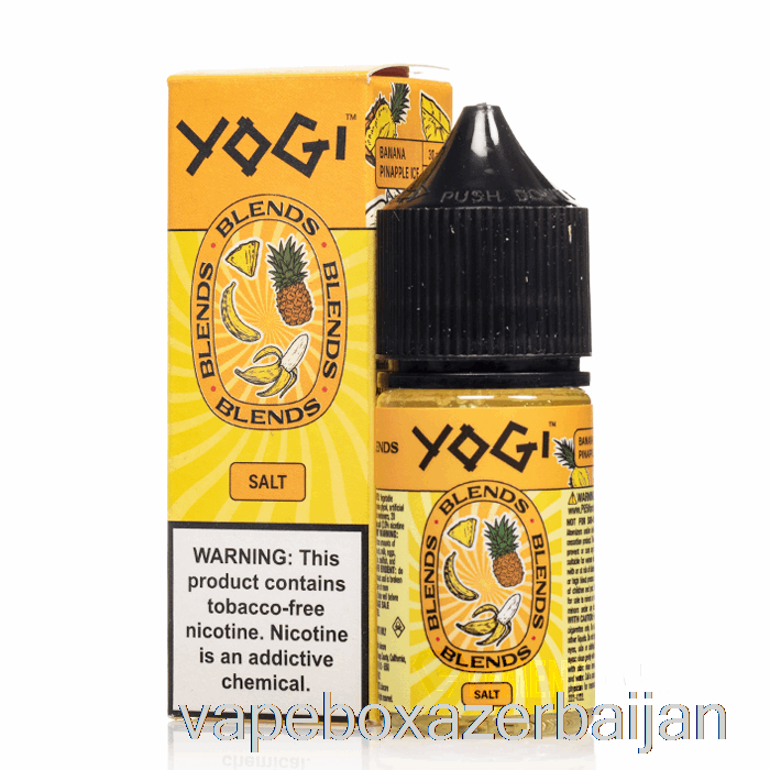 Vape Azerbaijan Banana Pineapple Ice - Yogi Blends Salts - 30mL 35mg